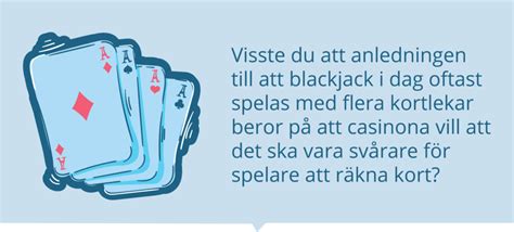 Räkna kort i Blackjack, hur gör man 2024 .